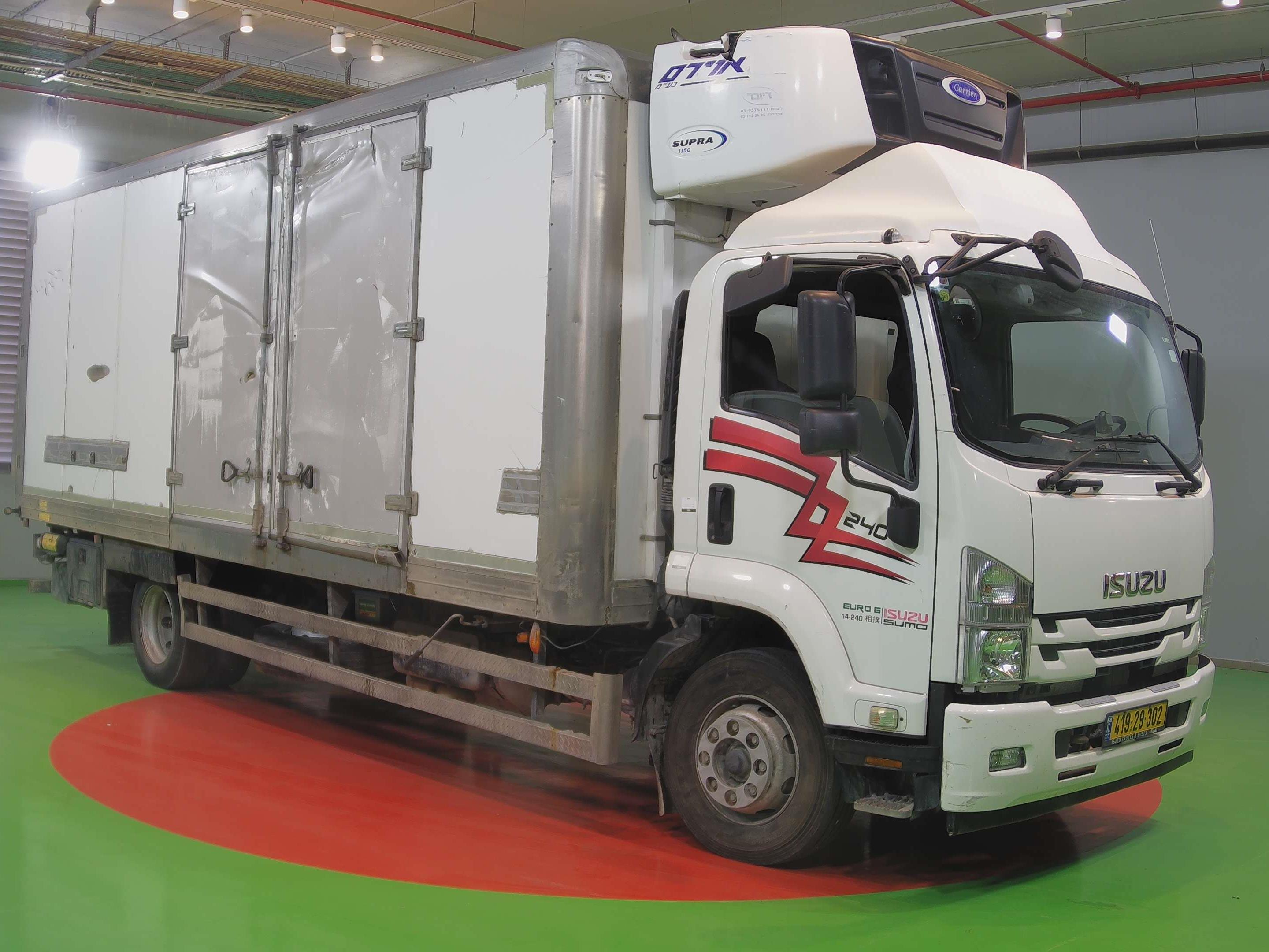 טון 14 קרור עצמאית| איסוזו אתר מכירות משאיות יד שניה